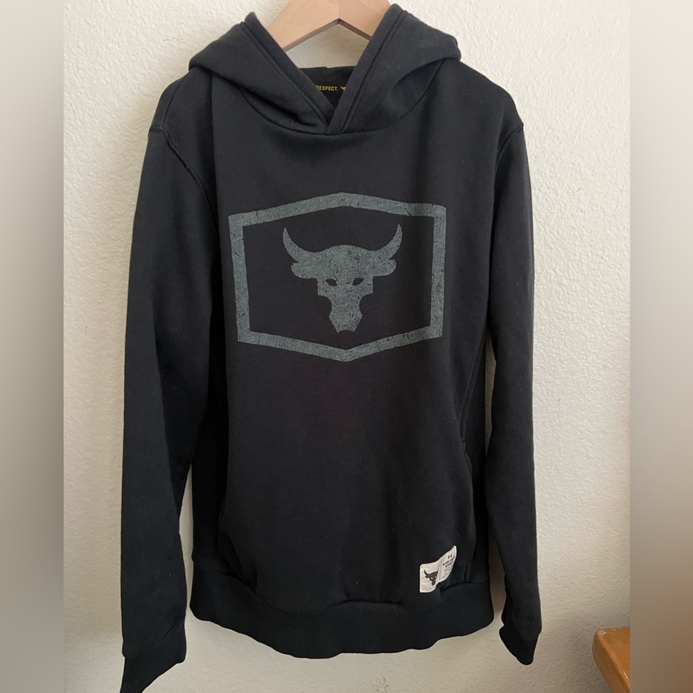 UA Project Rock boys Hoodie sweatshirt
